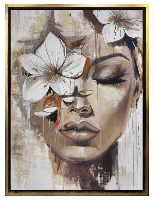 Pintura Calm técnica mixta Lune Art Gallery Flores