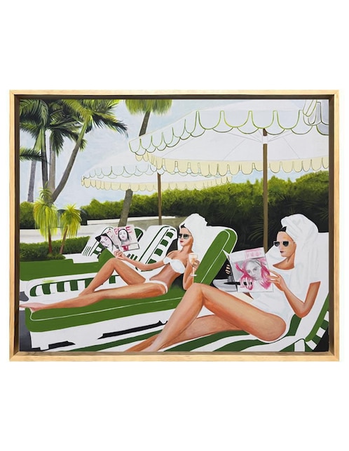 Pintura Vacation técnica acrílico Lune Art Gallery Vacation On