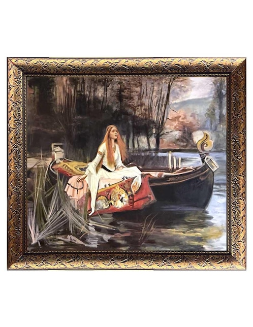 Pintura lady shalott técnica óleo Lune Art Gallery reproducciones