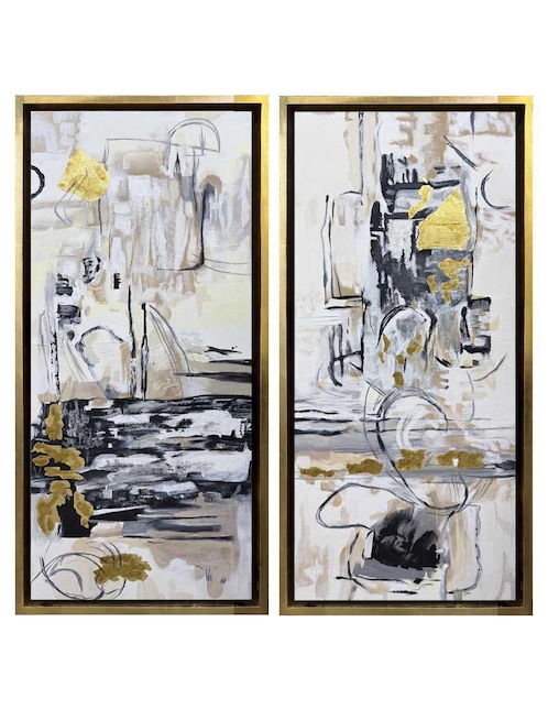 Set pinturas secreto técnica acrílico Lune Art Gallery abstractos
