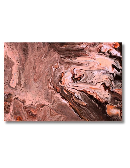 Cuadro decorativo Abstracto Río Bronce Cuadro decorativo Abstracto Río Bronce