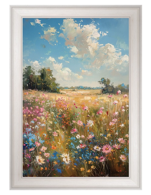 Cuadro decorativo Campo de Flores por Petals Prints Design técnica mixta Cuadros Jr