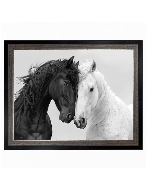 CUADROS JR Cuadro decorativo Amor Equino por Annabelle Hall técnica mixta Cuadros Jr