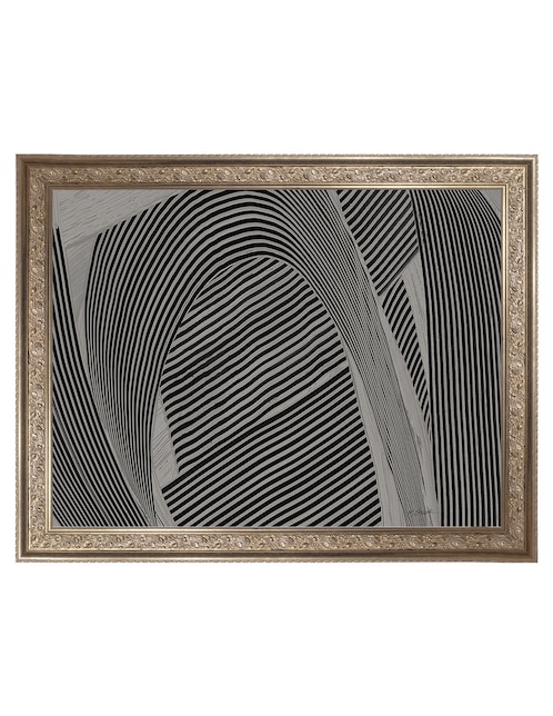 Cuadro decorativo Tejido gris I de Mike Schick técnica mixta Cuadros Jr