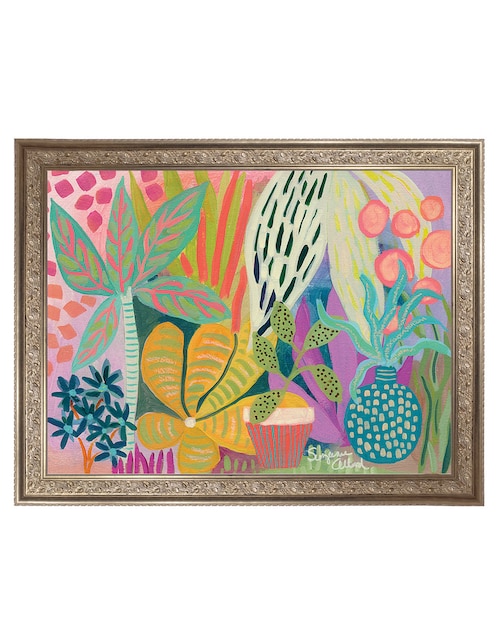 Cuadro decorativo Paraíso de palmeras de Suzanne Allard técnica mixta Cuadros Jr