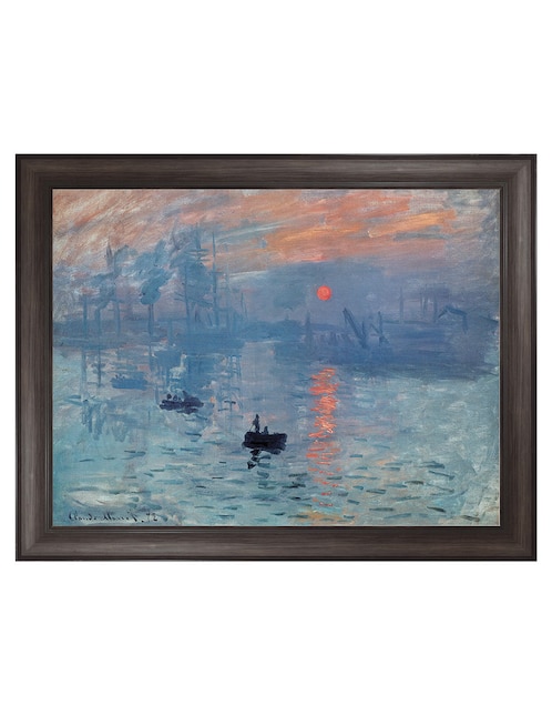 Cuadro decorativo Monet – Impresión: sol naciente de Portfolio Arts Group técnica mixta Cuadros Jr