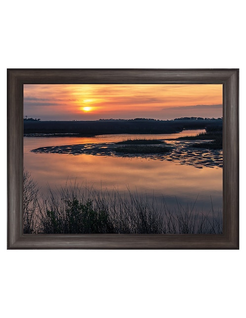 Cuadro decorativo Amanecer en Big Bend Florida de Andy Crawford técnica mixta 1