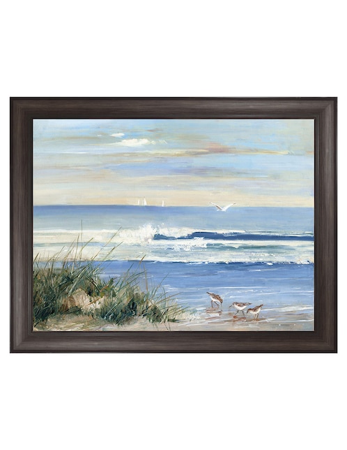 Cuadro decorativo Recolectores de playa de Sally Swatland técnica mixta Cuadros Jr