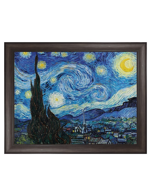 Cuadro decorativo La noche estrellada (1889 de Vincent Van Gogh técnica mixta 1