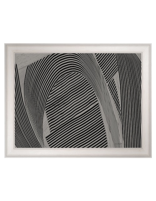 Cuadro decorativo Tejido gris I de Mike Schick técnica mixta 1