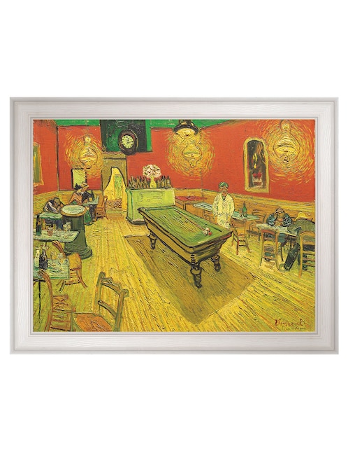 Cuadro decorativo Café nocturno con mesa de billar de Portfolio Arts Group técnica mixta 1