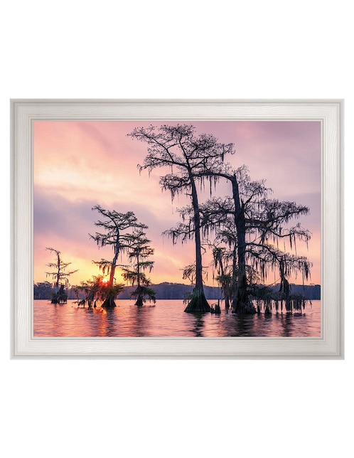 Cuadro decorativo Amanecer sobre el lago Palourde de Andy Crawford técnica mixta Cuadros Jr