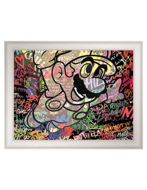 Cuadro decorativo Graffiti de Mario caricatura de The Pop Art Factory técnica mixta 1