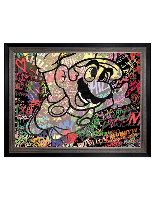 Cuadro decorativo Graffiti de Mario caricatura de The Pop Art Factory técnica mixta Cuadros Jr