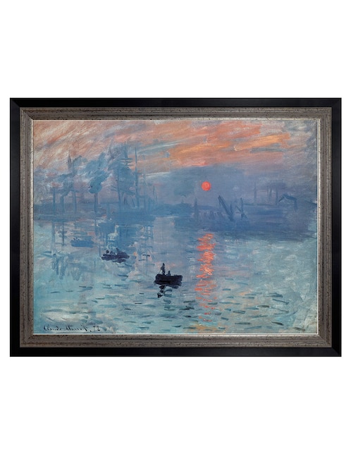 Cuadro decorativo Monet – Impresión: sol naciente de Portfolio Arts Group técnica mixta 1