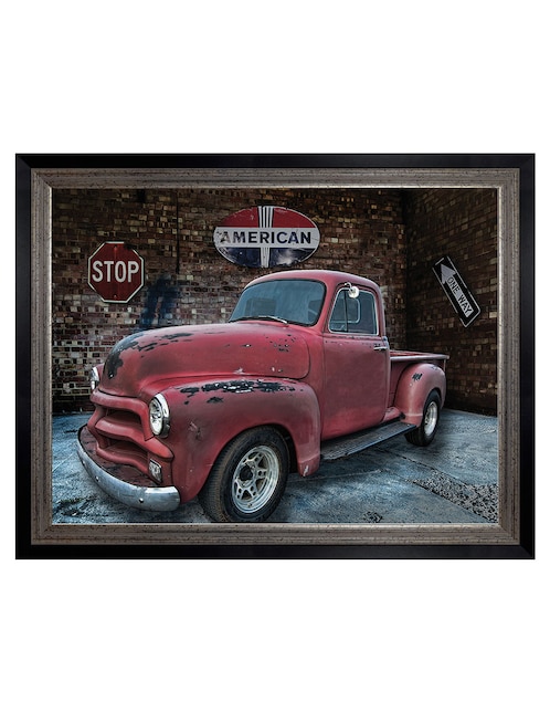 Cuadro decorativo Camioneta Chevrolet 1954 de Lori Hutchison técnica mixta 1