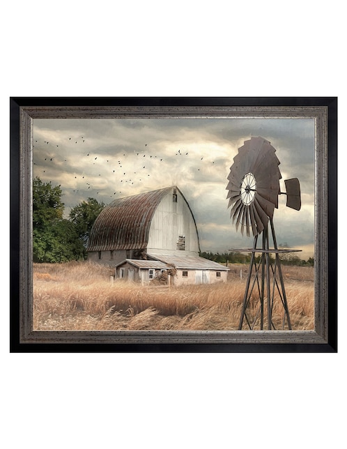 Cuadro decorativo Granja de la bahía Henderson de Lori Deiter técnica mixta 1