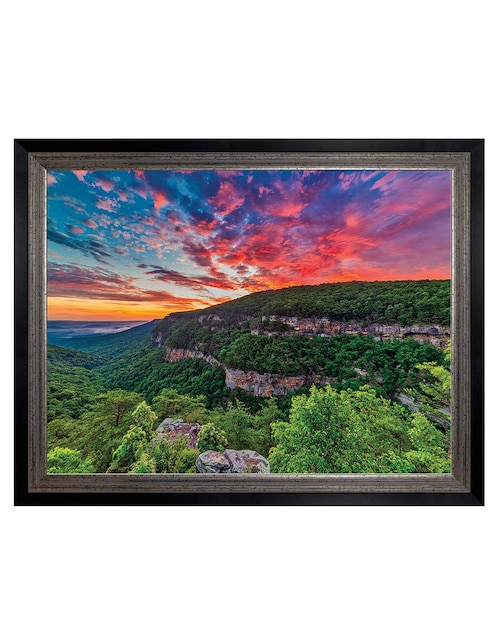 Cuadro decorativo Amanecer en Cloudland Canyon de Andy Crawford técnica mixta 1