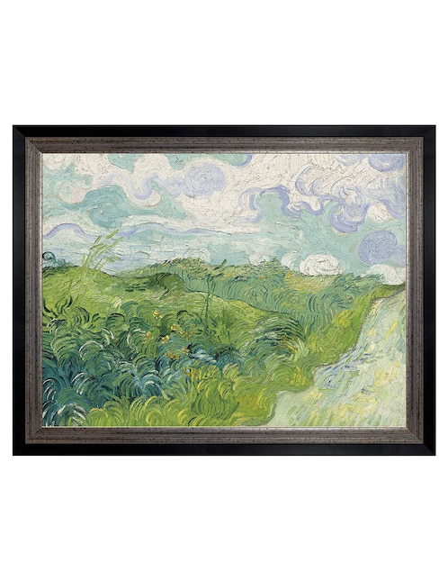 Cuadro decorativo Campos de trigo verde, Auvers (1890) de Vincent van Gogh técnica mixta 1