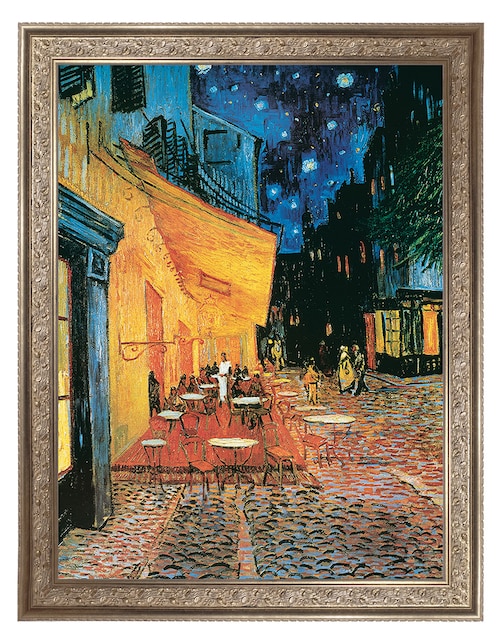 Cuadro decorativo Van Gogh – Terraza de café de noche de Portfolio Arts Group técnica mixta Cuadros Jr