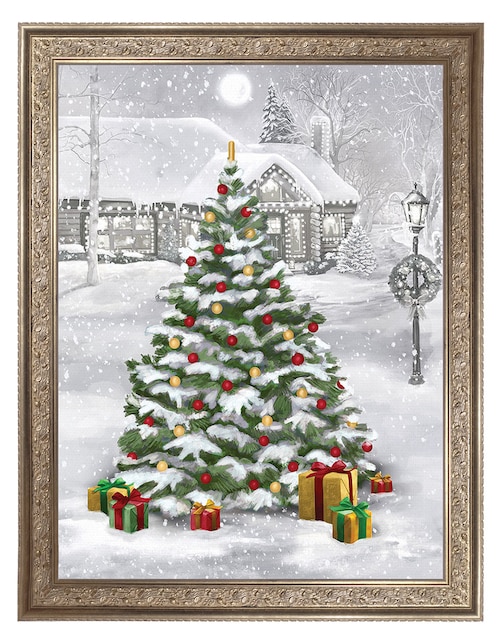 Cuadro decorativo Árbol resplandeciente de Grateful Licensing Studio técnica mixta 1