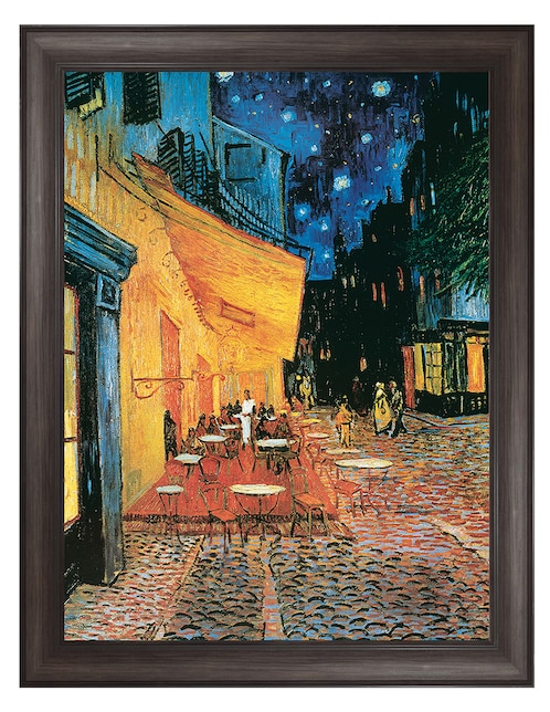 Cuadro decorativo Van Gogh – Terraza de café de noche de Portfolio Arts Group técnica mixta Cuadros Jr