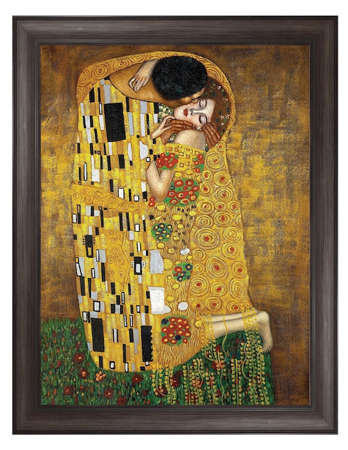 Cuadro decorativo Beso eterno de Gustav Klimt técnica mixta 1