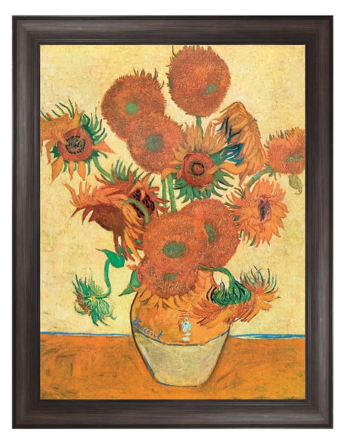 Cuadro decorativo Van Gogh – girasoles de Portfolio Arts Group técnica mixta 1