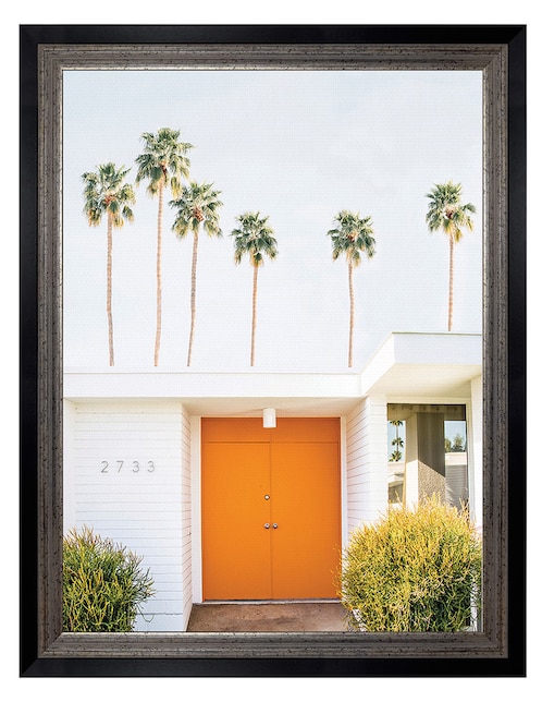 Cuadro decorativo Palm Springs de Sisi & Seb técnica mixta 1