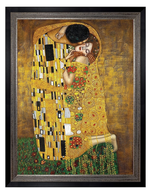 Cuadro decorativo El beso eterno de Gustav Klimt técnica mixta Cuadros Jr