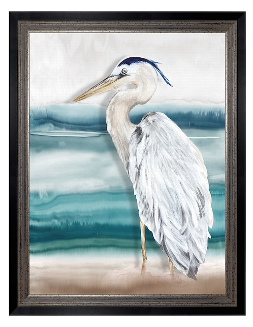 Cuadro decorativo Playa Garza II de Eva Watts técnica mixta Cuadros Jr