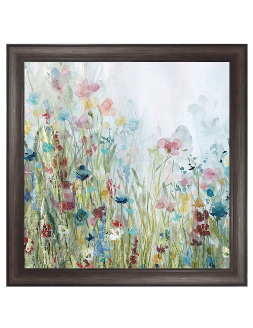 Cuadro decorativo Pradera de flores silvestres de Carol Robinson técnica mixta 1