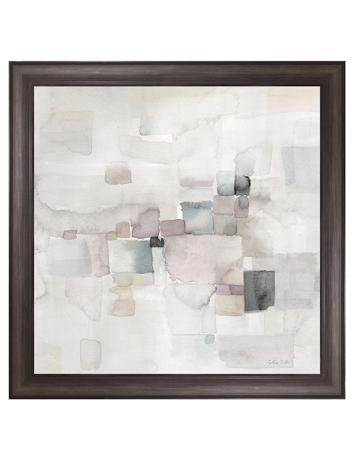 Cuadro decorativo Abstracto gris II de Cynthia Coulter técnica mixta 1
