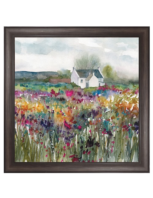 Cuadro decorativo Cabaña de flores silvestres de Carol Robinson técnica mixta 1