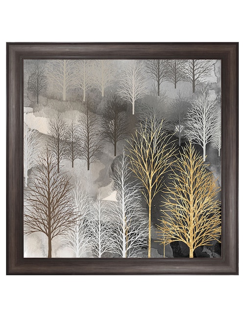 Cuadro decorativo Árbol invernal de Heather Hayes técnica mixta Cuadros Jr