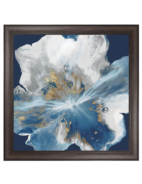 Cuadro decorativo Enigma líquido II de Eva Watts técnica mixta 1