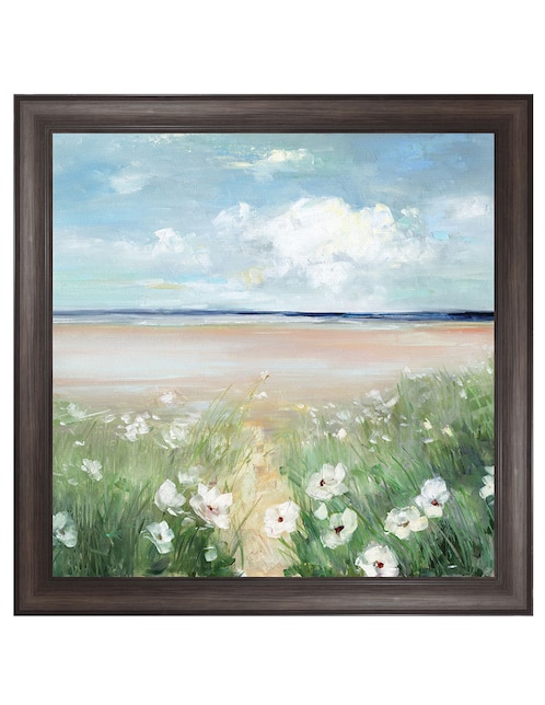 Cuadro decorativo Flores silvestres oceánicas de Sally Swatland técnica mixta 1