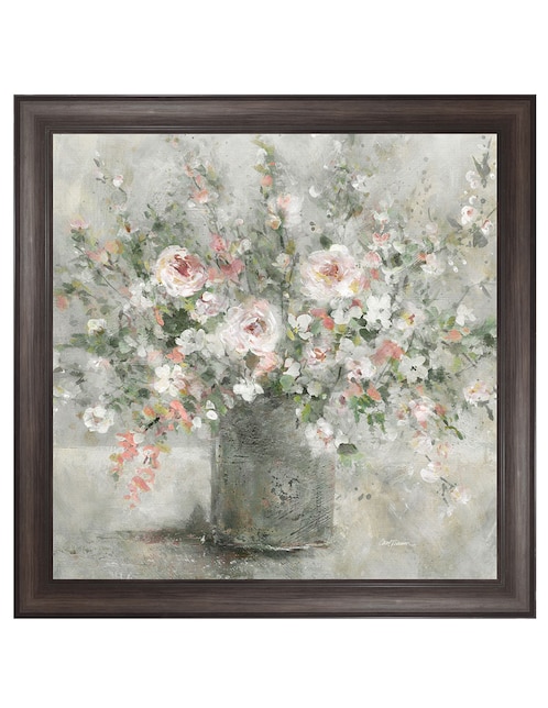 Cuadro decorativo Encanto Floral de Carol Robinson técnica mixta 1