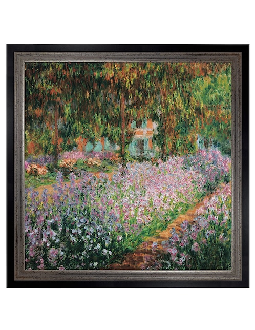 Cuadro decorativo Monet – Jardín del artista de Portfolio Arts Group técnica mixta 1