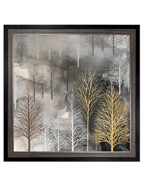 Cuadro decorativo Árbol invernal de Heather Hayes técnica mixta 1