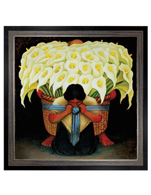Cuadro decorativo Rivera – El vendedor de alcatraces de Portfolio Arts Group técnica mixta Cuadros Jr