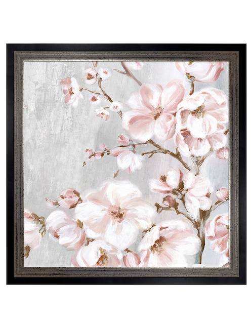 Cuadro decorativo Cerezos en flor de primavera II de Eva Watts técnica mixta 1
