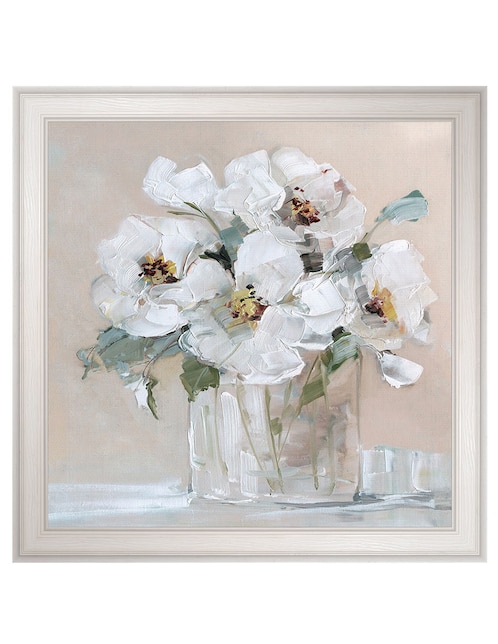 Cuadro decorativo Blancos suaves I de Sally Swatland técnica mixta Cuadros Jr