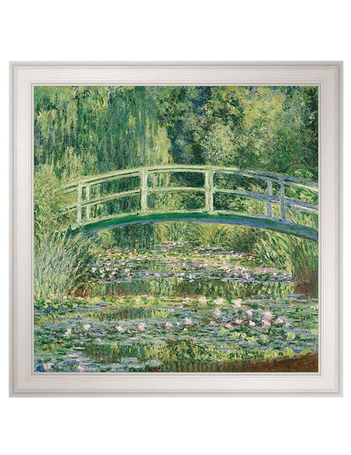 Cuadro decorativo Monet – Puente japonés de nenúfares de Portfolio Arts Group técnica mixta 1