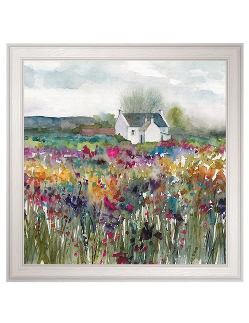 Cuadro decorativo Cabaña de flores silvestres de Carol Robinson técnica mixta 1