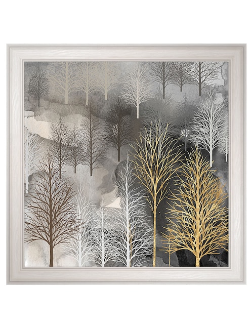 Cuadro decorativo Árbol invernal de Heather Hayes técnica mixta Cuadros Jr