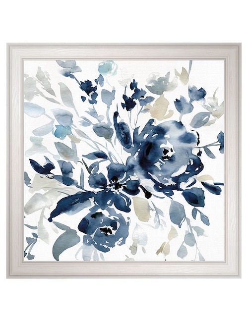Cuadro decorativo Jardín índigo I de Carol Robinson técnica mixta 1