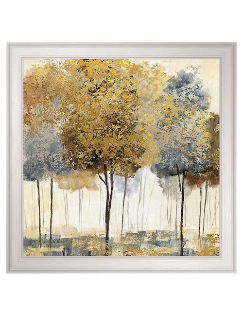 Cuadro decorativo Bosque metálico I de Nan técnica mixta 1