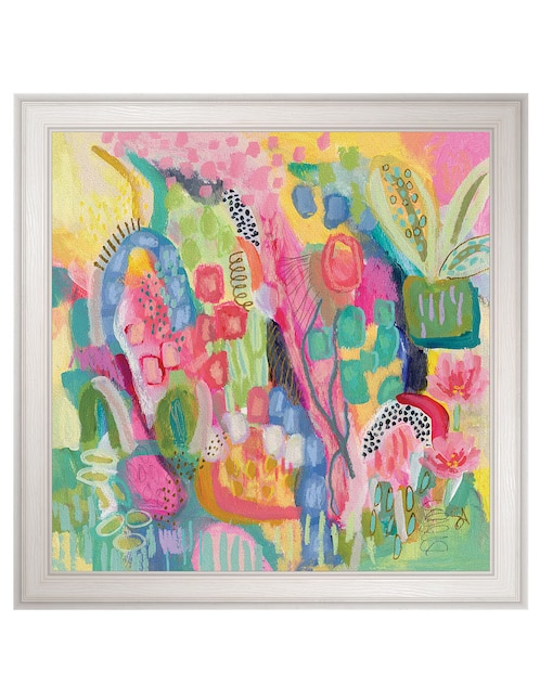 Cuadro decorativo Suelto y libre de Suzanne Allard técnica mixta 1