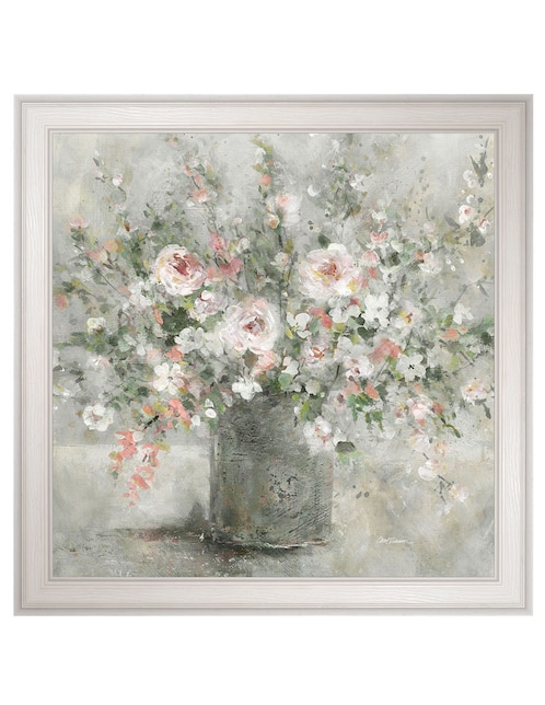 Cuadro decorativo Encanto Floral de Carol Robinson técnica mixta 1